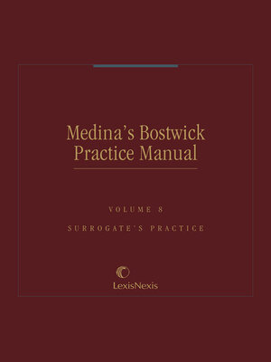 cover image of Medina's Bostwick Practice Manual